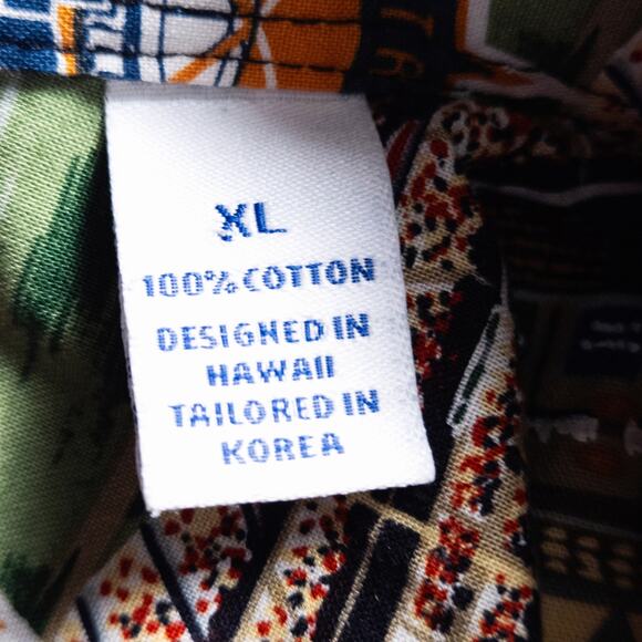 Reyn Spooner Astros Hawaiian Shirt XL Vintage Aloha Fanwear Baseball Collectible - Picture 5 of 6